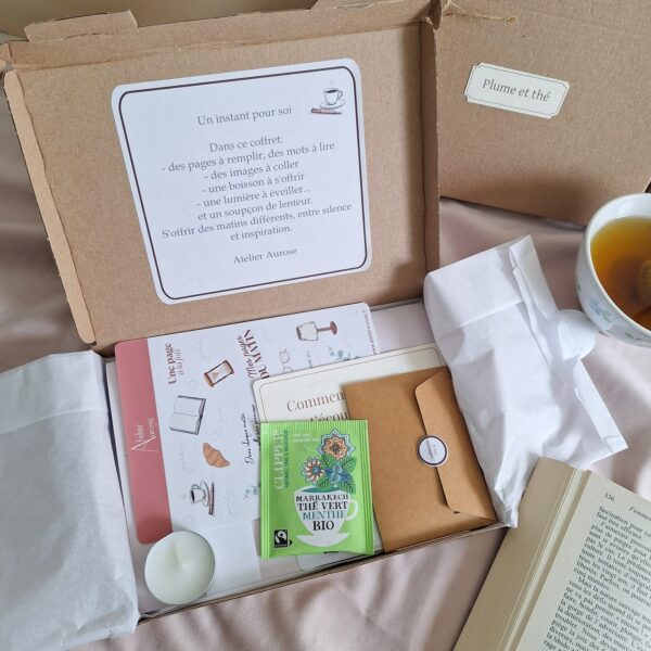 Coffret Plume et Thé - Rituel d’écriture et de douceur